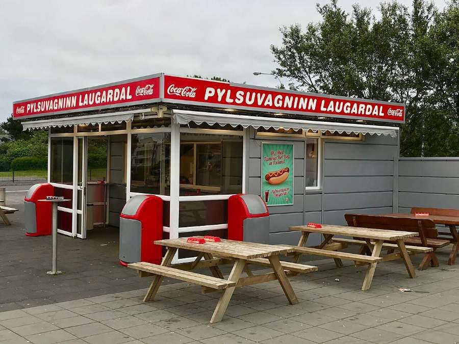 Pylsuvagninn Laugardal við Sundlaugaveg